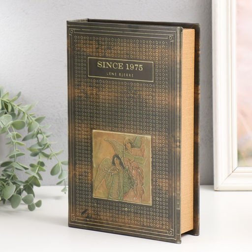 Сейф-книга дерево кожзам Ангелы.Винтаж 26х17х5 см - Simaland фото 2