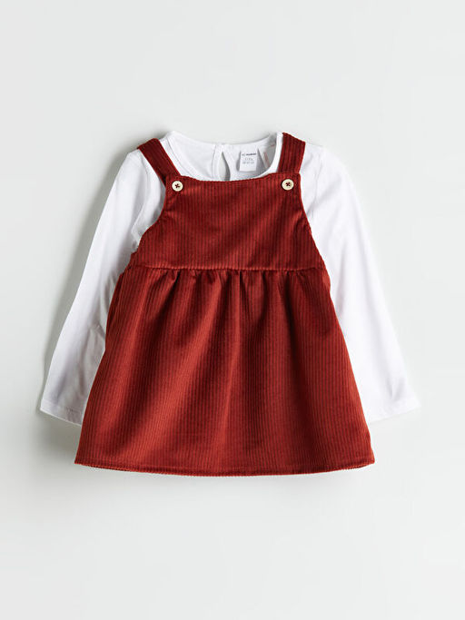 Bisiklet Yaka Basic K?z ?ocuk Ti??rt ve Salopet