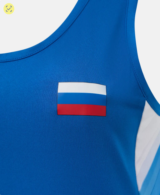 Майка боксерская женская INSANE RBF IN25-BF1000-K, синий фото 4