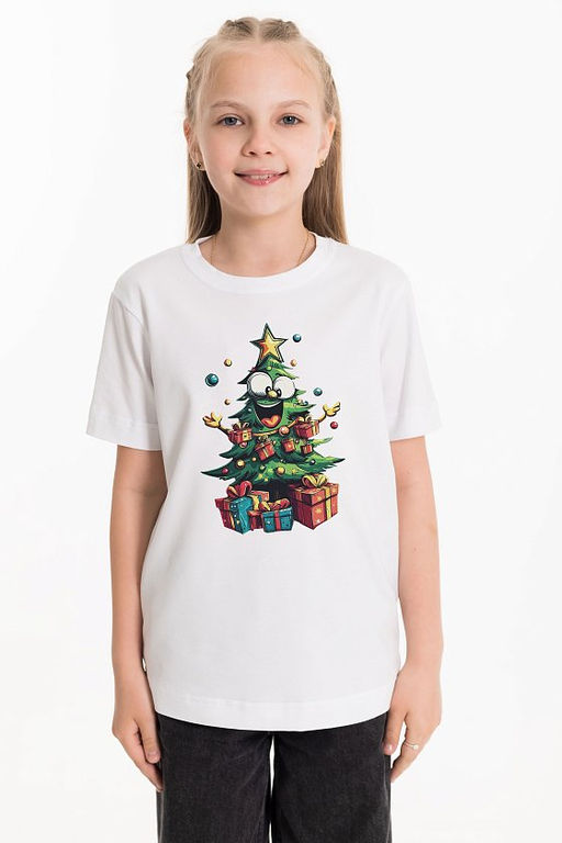 Футболка М225117Пб белый - Елена фото 2