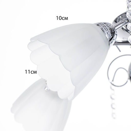 Люстра «Адель», 5×40 Вт E27, хром, 54×52×17 см