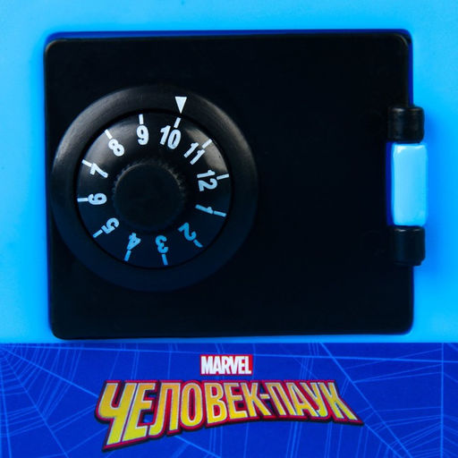 Копилка сейф, 8.8 см × 7.5 см × 8.8 см, Человек-паук