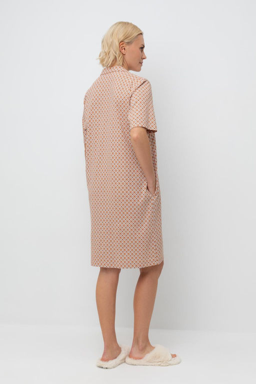 Е 50027/сахар,геометрический орнамент халат жен