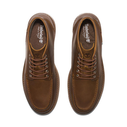 Ботинки Timberland Newmarket II Boat Chukka коричневые  фото 8
