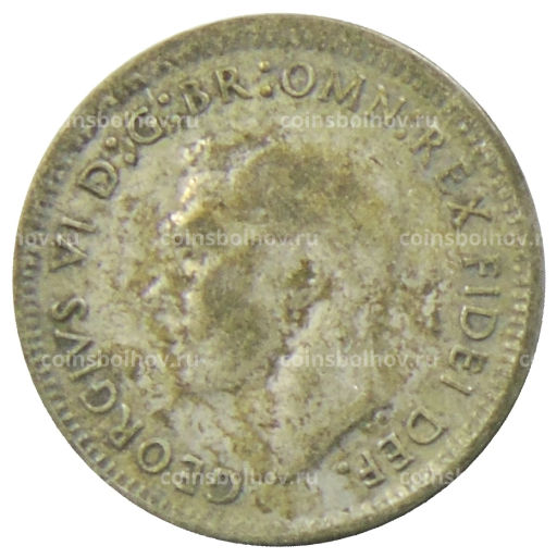 3 пенса 1950 года Австралия