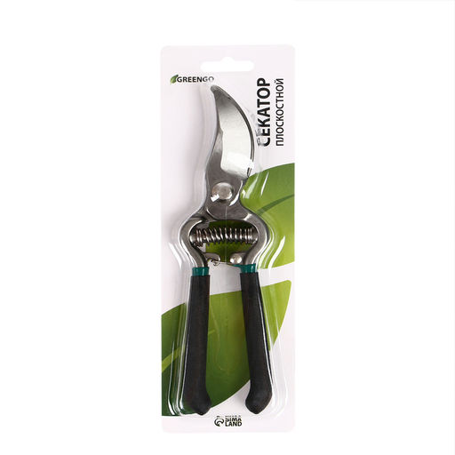 Секатор плоскостной, 8 (20 см), с металлическими ручками, Greengo фото 14