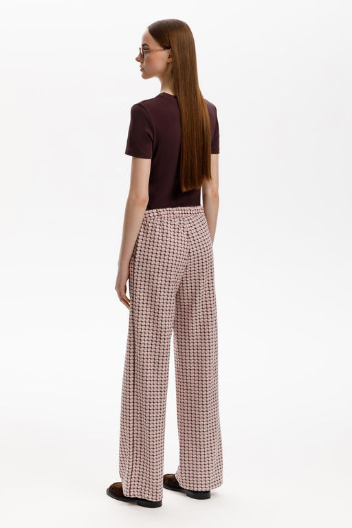 ЕВТ 4147/ретро геометрия брюки жен