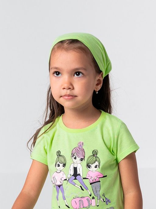 CRB wear / CSKG 80053-36-317 Бандана для девочки,лайм/Ex.Cherubino