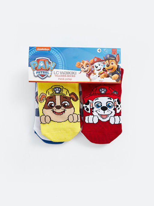 Paw Patrol Desenli Erkek ?ocuk Patik ?orap 5li - Waikiki фото 3