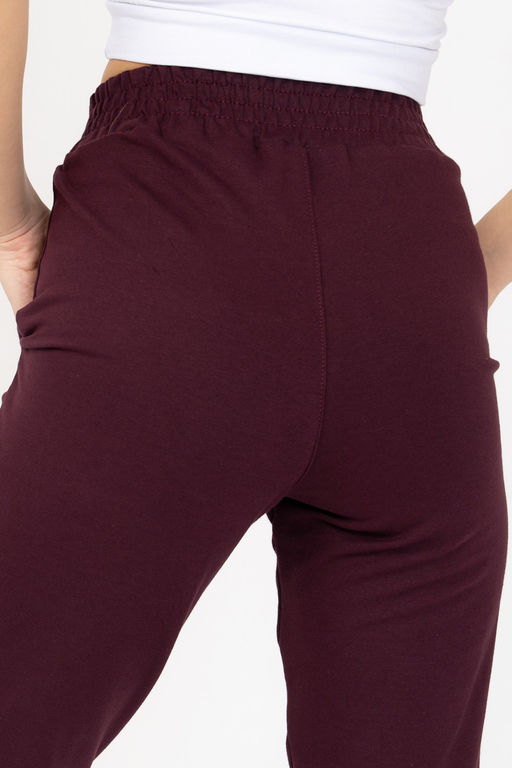 Брюки женские 449L3-33 т.сливовый - Solo mio фото 7