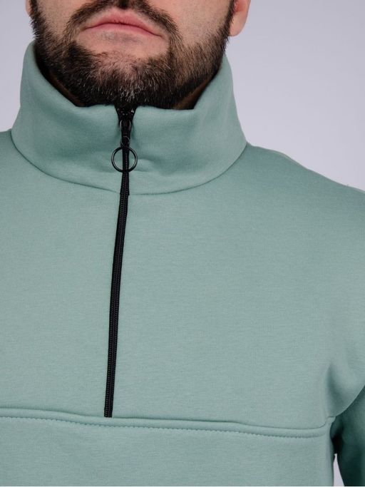 Свитшот СМ-3 черный, футер начес - Малина фото 13