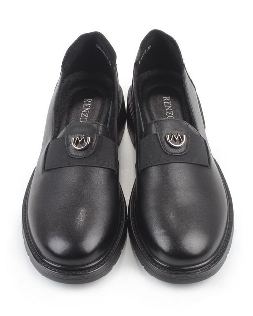 06-DHL164-1 BLACK Туфли женские (натуральная кожа)