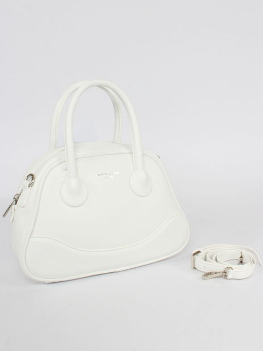 Сумка женская искусственная кожа DJ-CM 6966-WHITE, 1отд, плечевой ремень, белый SALE 261518 - Adelia фото 6