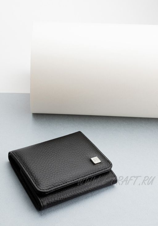 Кошелек Модель №PL-15.1 | кожа | гладкий | черный | К94 | 14548 - L-craft фото 3