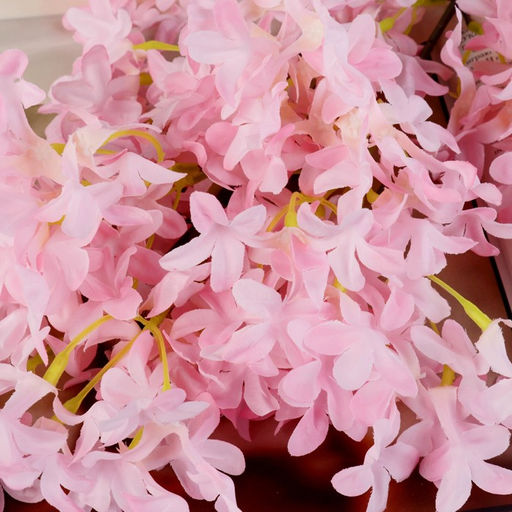 Цветы искусственные «Сирень пышная», 3×95 см, розовые