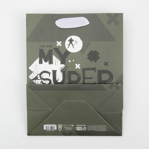 Пакет ламинированный вертикальный Super Hero, MS 18 23 10 см - Дарите счастье фото 4