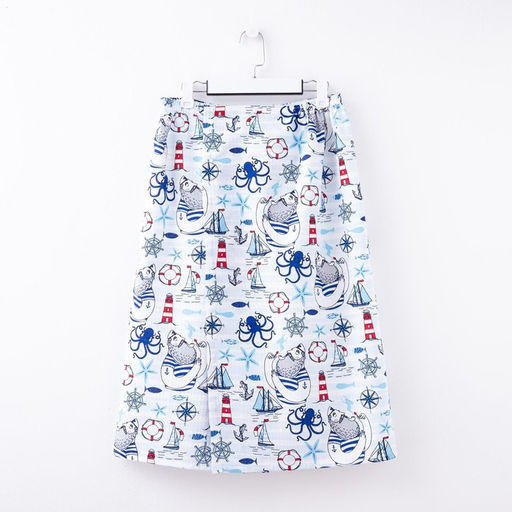 Набор для сауны Этель Капитан килт 75*144 см + шапка, вафля 200г/м2, 100% хл  фото 5