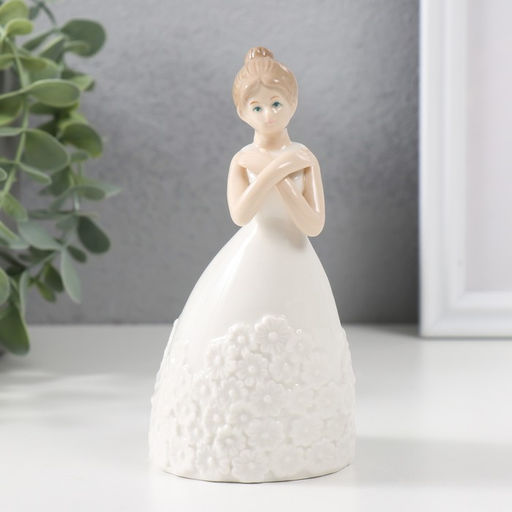 Фигурка керамика «Невеста перед свадьбой», 14×7.5×6.5 см