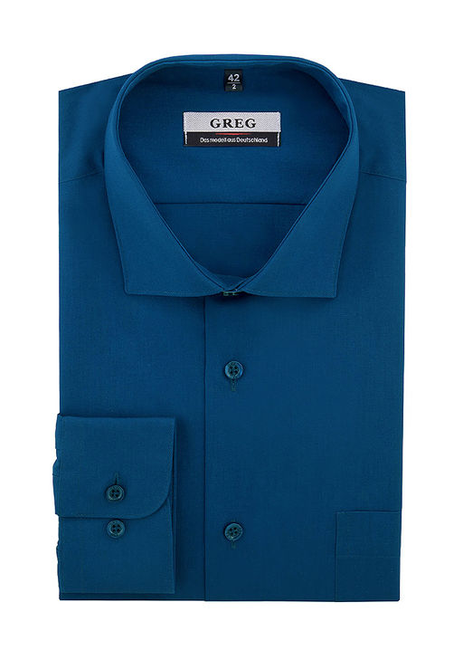 Сорочка мужская длинный рукав GREG 230/119/DB_GB  фото 2