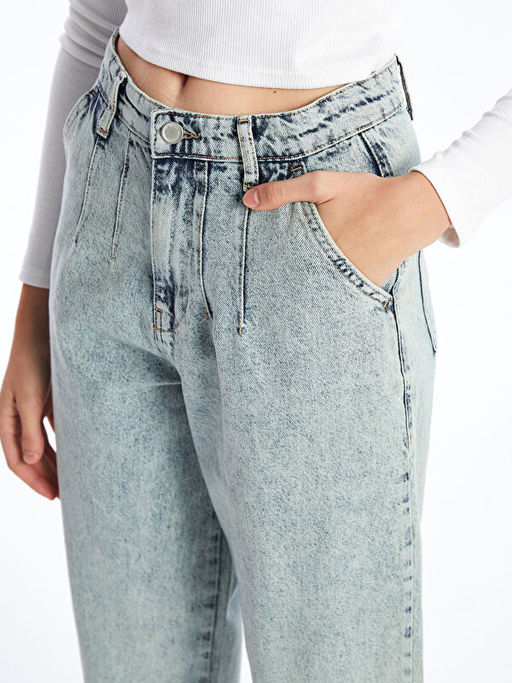 Balloon Fit Kad?n Jean Pantolon