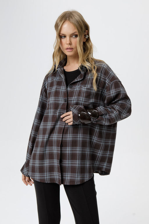 Рубашка Pirs 6251-Р коричневый  фото 5