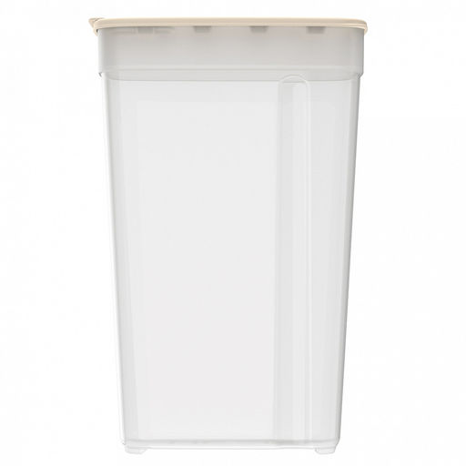 Контейнер для сыпучих продуктов 2,2л, 17х8,5х26,5см, полипропилен, слоновая кость (Россия) - Домашняя мода фото 2