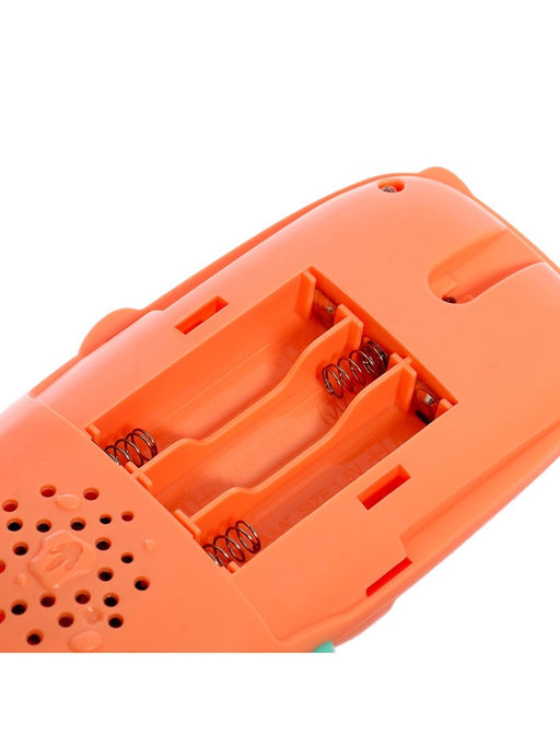 Музыкальный телефон детский «Милый дракончик», звук, цвет оранжевый