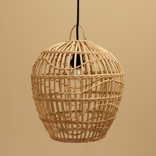 Светильник потолочный из ротанга «Джонатан», 1×120 Вт, Е27, 30×30×50 см