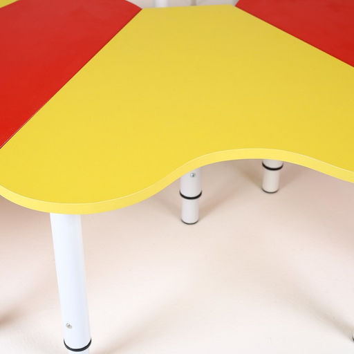 Стол 6 секций Ромашка растущий на металлокаркасе, возрастная группа №0-3, Цветной - Simaland фото 3