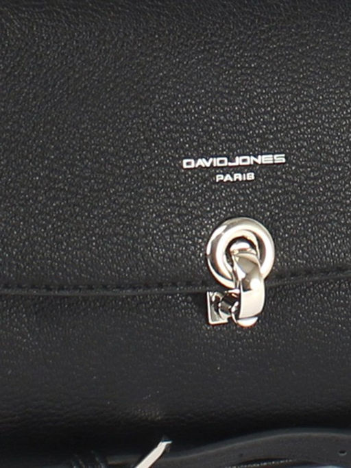 Сумка женская искусственная кожа DJ-CM 6925-BLACK, 1отд, плечевой ремень, черный SALE 259789 - Adelia фото 9