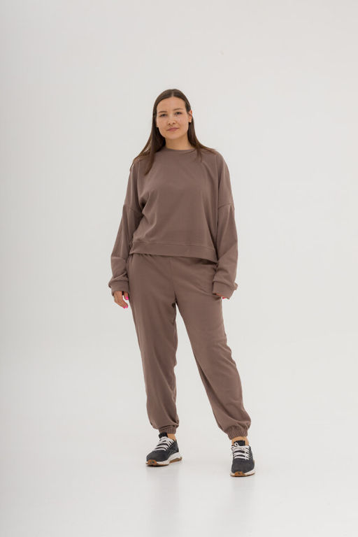 НЕ МНЕТСЯ Комплект со свитшотом ТРИКОТАЖНАЯ ФЛАНЕЛЬ - Knitka wear фото 3