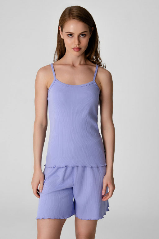 Арт.9177/5 Пижама с шортами 44-50 (4 шт) Цвет:сиреневый - Калинка фото 7