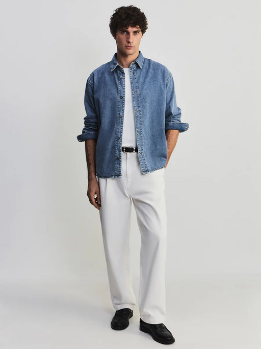 Джинсовая рубашка / Zarina  фото 2