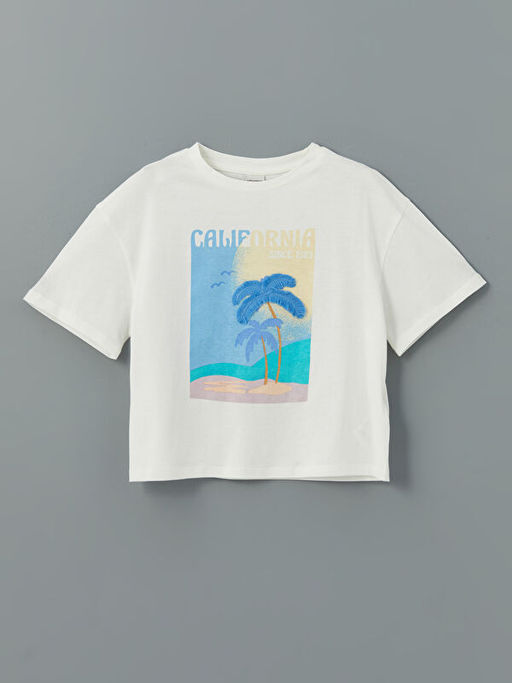 Bisiklet Yaka K?z ?ocuk Ti??rt ve ?ort Etek