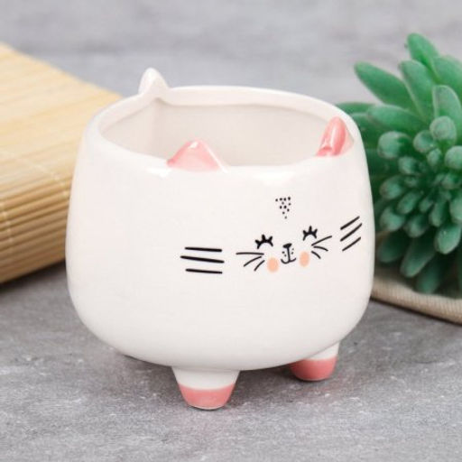 Кашпо 8х6,5х8 см Животные / WN35 /уп 6/96/ (1) - Галеонтрейд фото 4