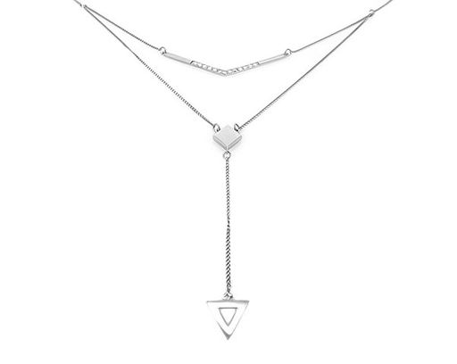 Колье, куб.циркон., Ю-55002р