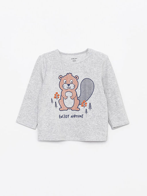 Bisiklet Yaka Erkek ?ocuk Pijama ?st