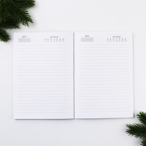 Ежедневник А5, 80 листов, недатированный, в мягкой обложке Волшебного праздника - Artfox фото 5