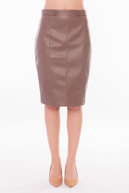 NOBBY, Юбка Ю4500-2 (кофе) (эко-кожа)  фото 6