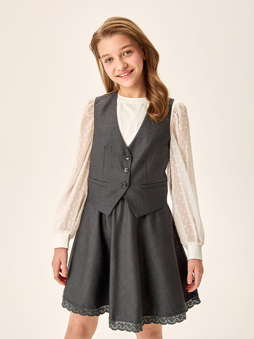 Жилет 9ш72626 серый