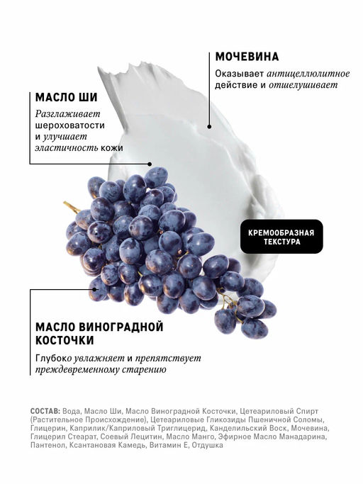 Питательный крем-баттер для тела/виноград The Act  фото 2