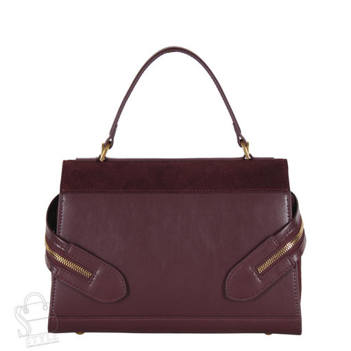 Сумка женская кожаная 68882BDAA wine red Baidou в Новосибирске