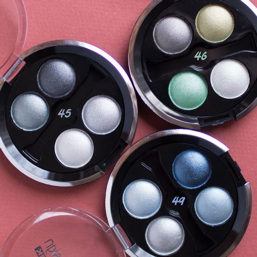 Belor Design БД DELICATE Тени для век 4-х цветные №49 синие - Белор дизайн фото 2