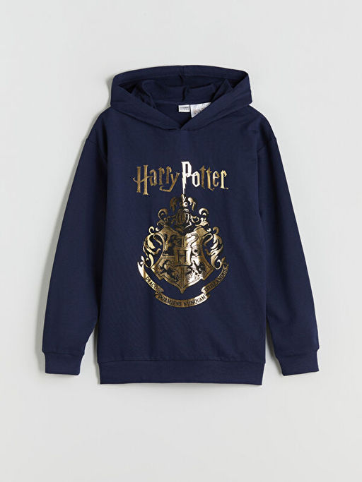 Kap??onlu Harry Potter Bask?l? Erkek ?ocuk Sweatshirt