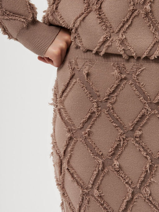 Юбка женская 12511-58013 mocha mousse
