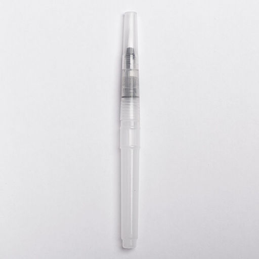 Кисть для рисования, синтетика, № 1, круглая, с резервуаром для воды, туши, чернил