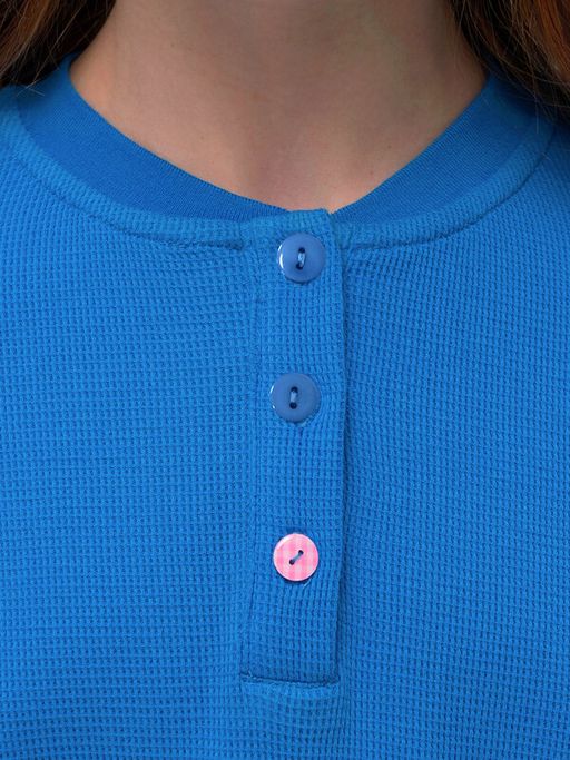 PELICAN, джемпер для девочек, Джинс  фото 3