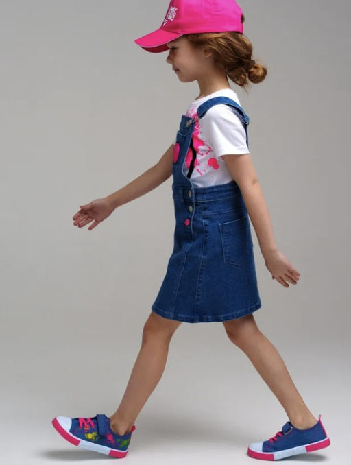 12422335 Сарафан джинсовый для девочек