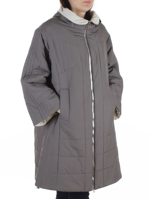 8862 GRAY Куртка демисезонная женская