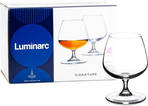 Набор фужеров (бокалов) для коньяка СИГНАТЮР (ЭТАЛОН) 4шт 410мл J2934 /Люминарк/ - Luminarc фото 5